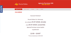 Desktop Screenshot of poczta-gdansk.pl